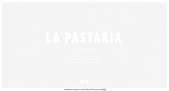 Desktop Screenshot of lapastaria.com